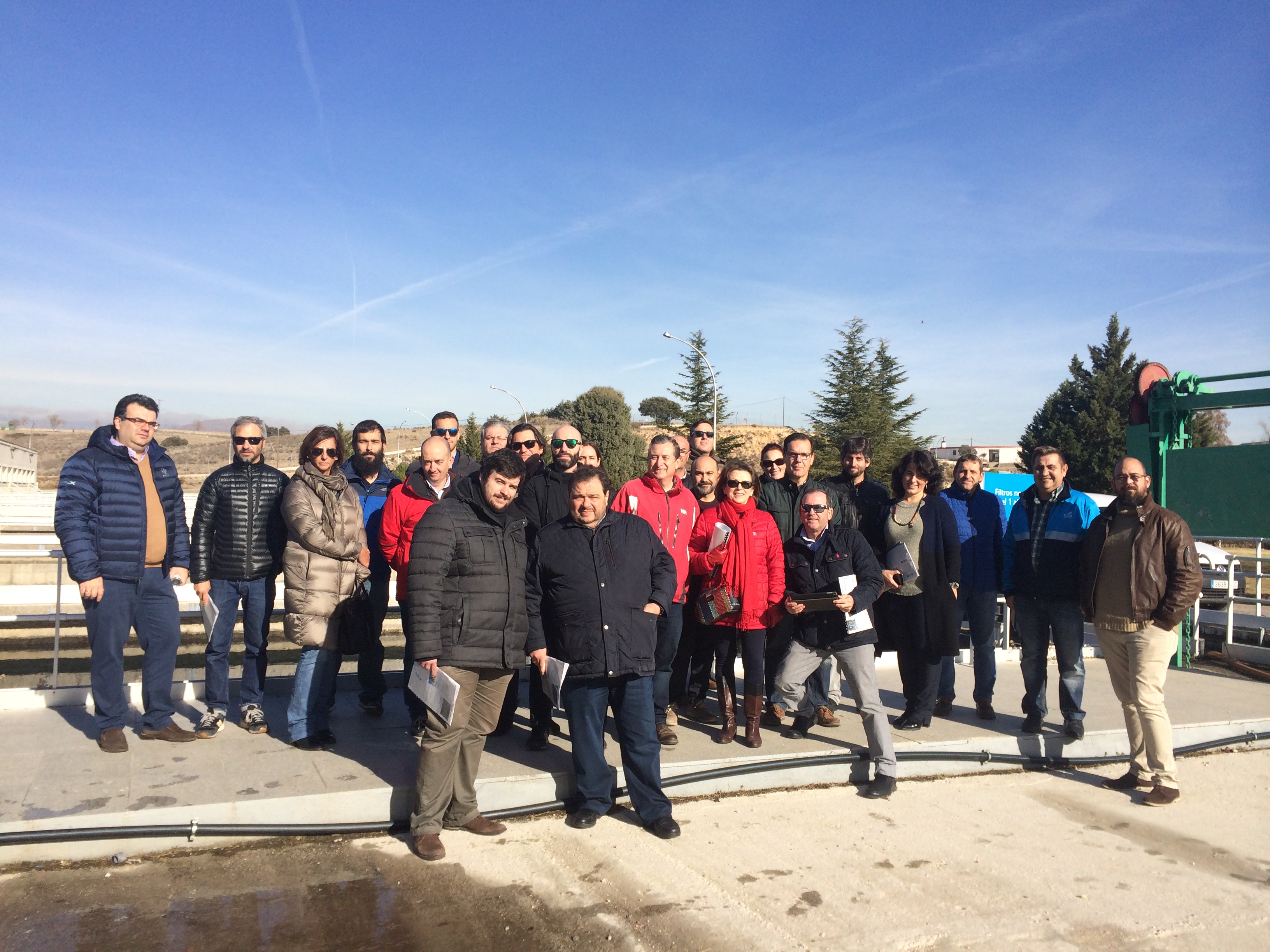 AESAM visita la Estación de Tratamiento de Agua Potable de Colmenar Viejo.