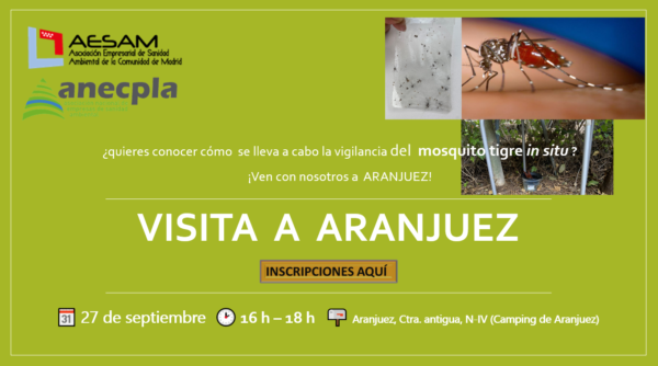VISITA A ARANJUEZ. MOSQUITO TIGRE